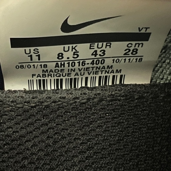 COPY - Nike 2018 WOMEN Odyssey React Flyknit Running Shoes US 11 Dark Blue Spor… - Picture 5 of 12